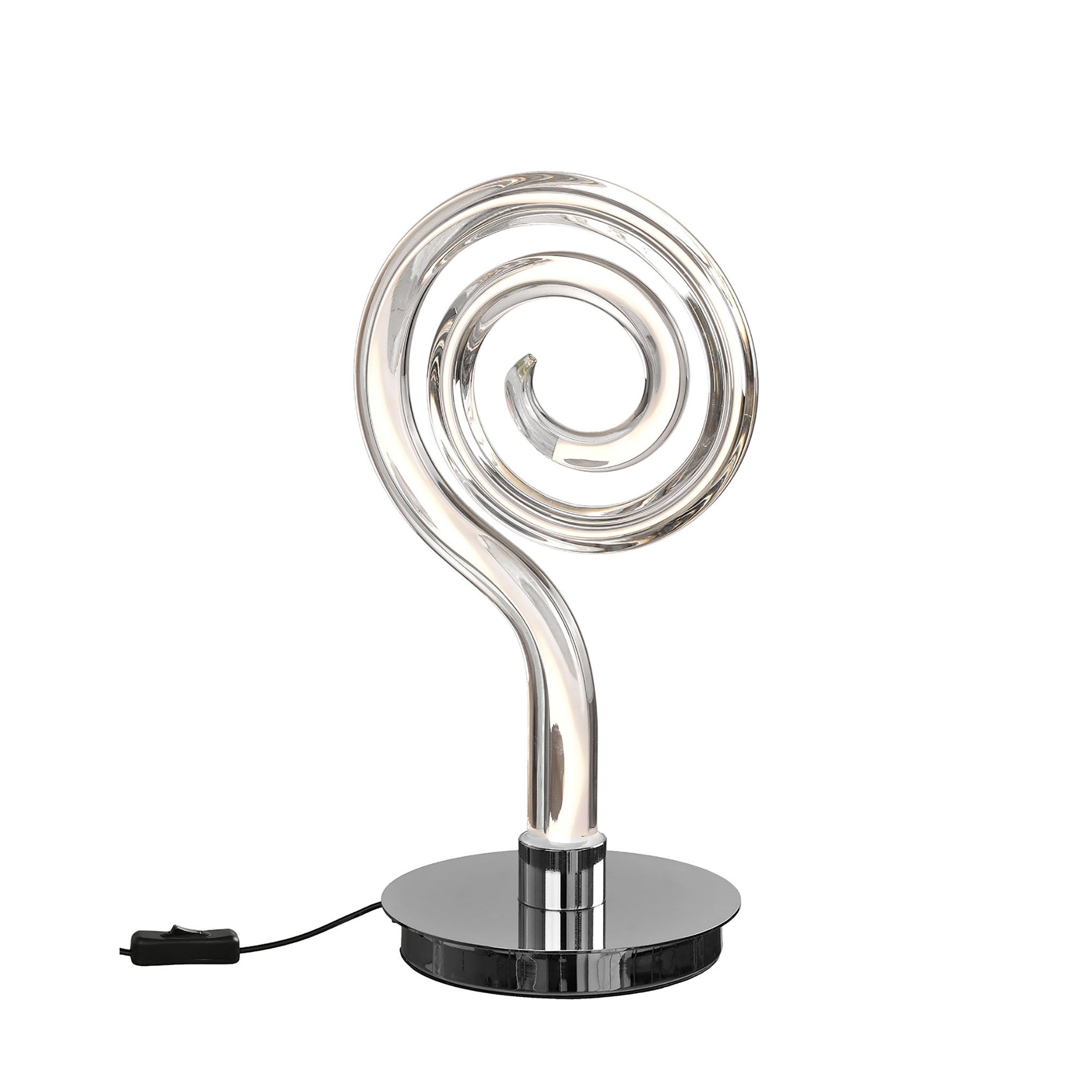 M6892 Adaggio Iris Crystal Table Lamp 10W LED Polished Chrome/Clear