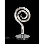 M6892 Adaggio Iris Crystal Table Lamp 10W LED Polished Chrome/Clear