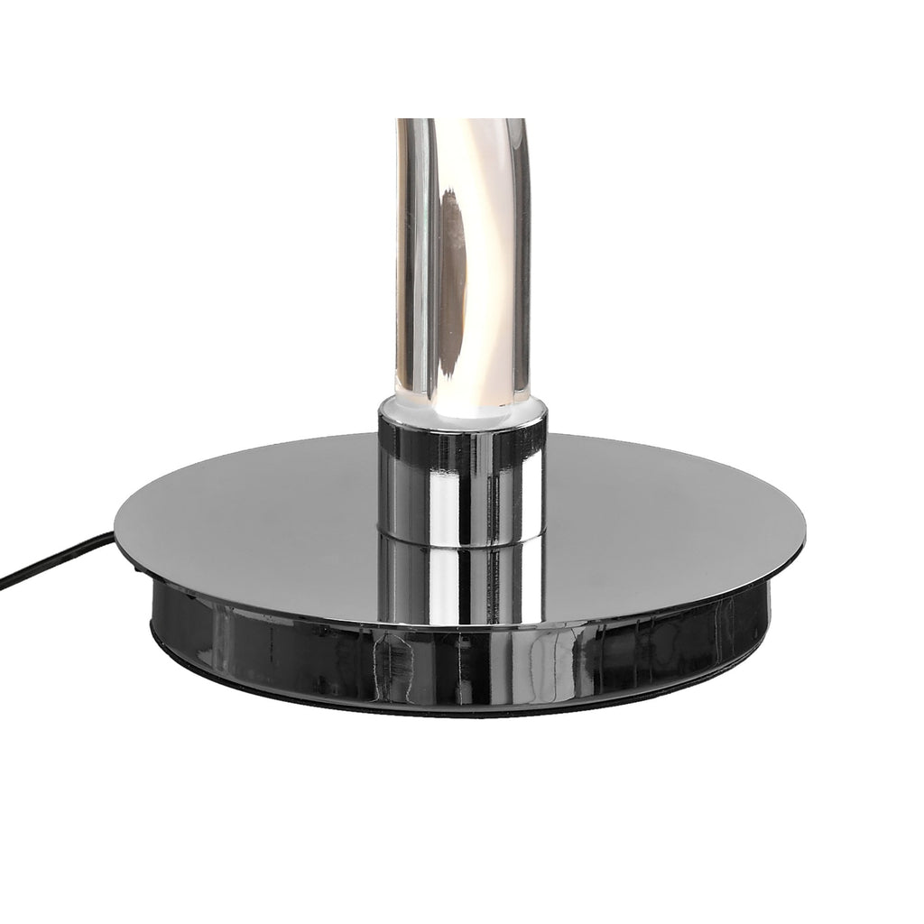 M6892 Adaggio Iris Crystal Table Lamp 10W LED Polished Chrome/Clear