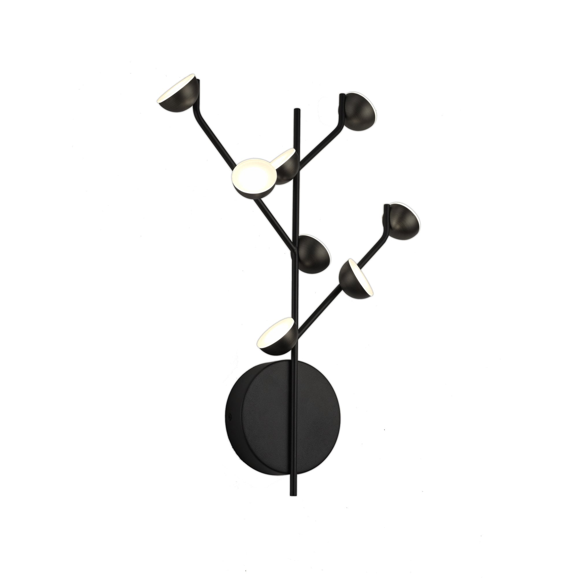 M6419 Adn 8 Light Wall Lamp 24W LED Black