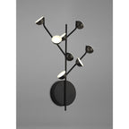 M6419 Adn 8 Light Wall Lamp 24W LED Black