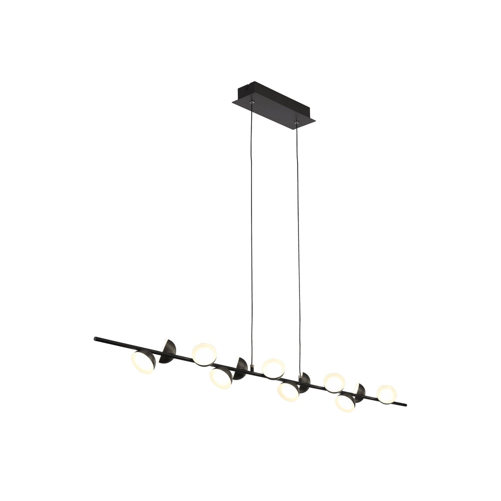 M6418 Adn 12 Light Linear Pendant 100cm 36W LED Black