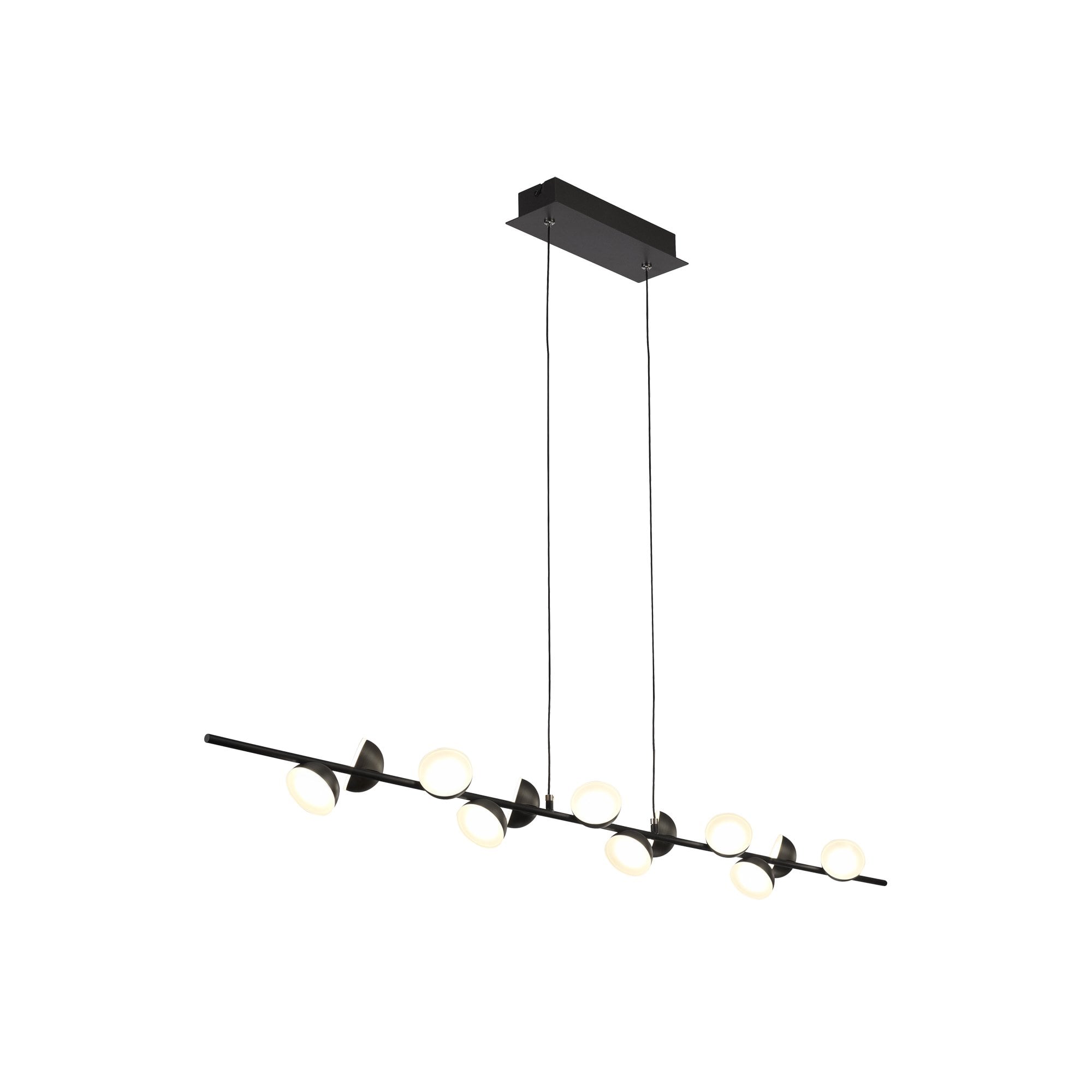 M6418 Adn 12 Light Linear Pendant 100cm 36W LED Black