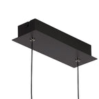 M6418 Adn 12 Light Linear Pendant 100cm 36W LED Black