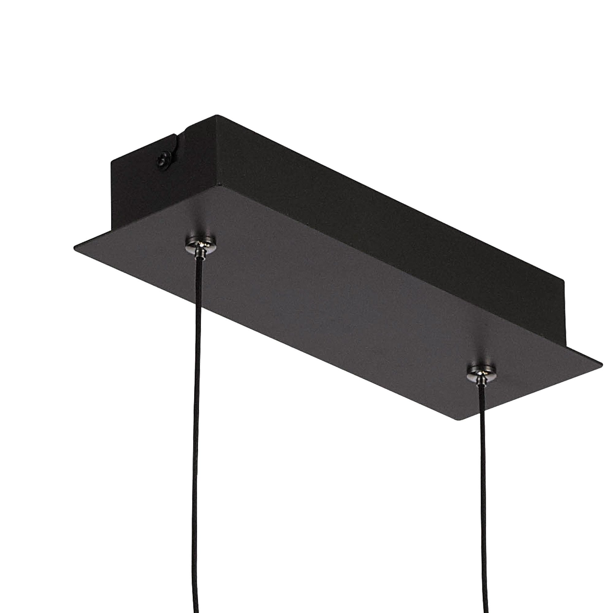 M6418 Adn 12 Light Linear Pendant 100cm 36W LED Black