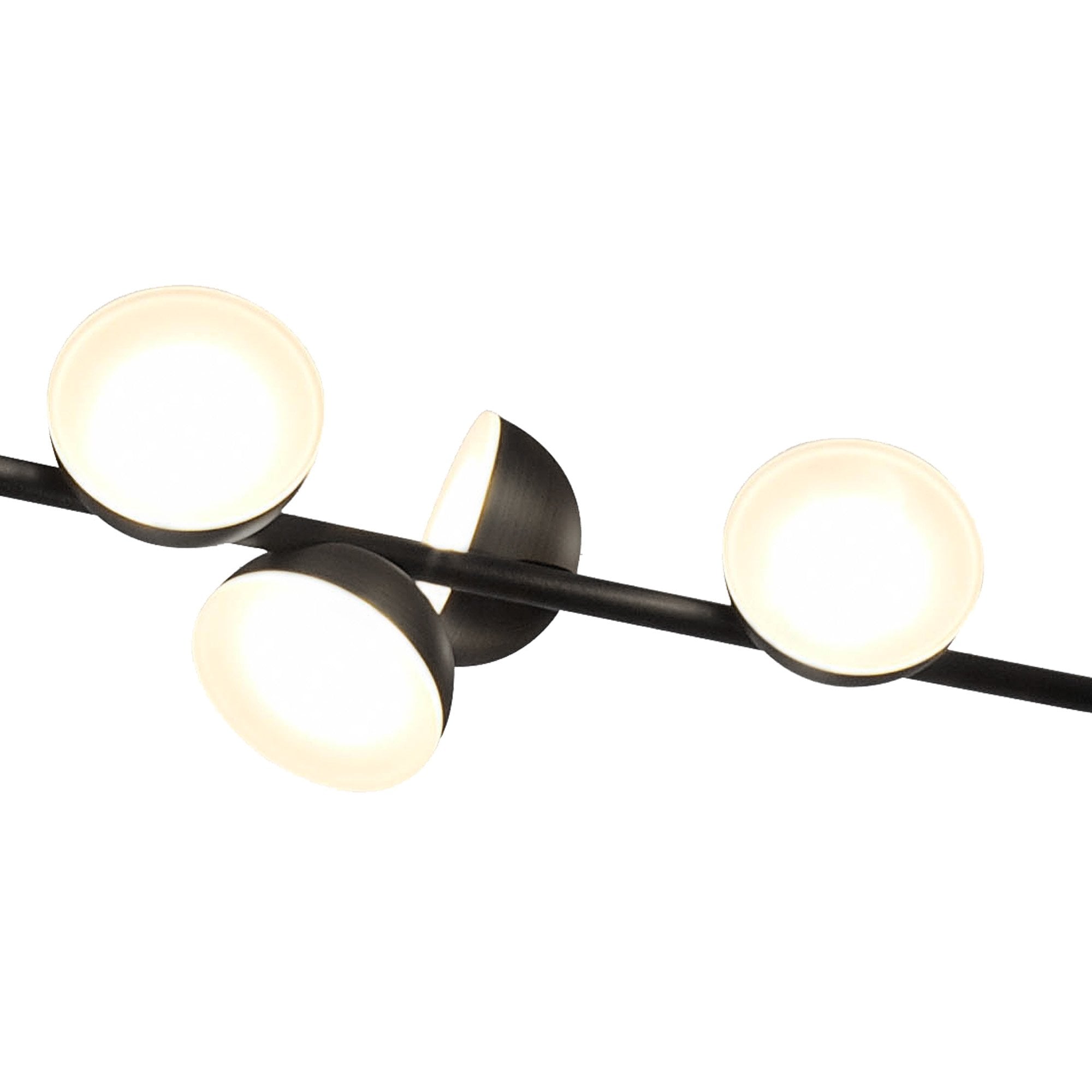 M6418 Adn 12 Light Linear Pendant 100cm 36W LED Black