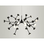 M6417 Adn 36 Light Pendant Round 74cm 100W LED Black