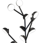 M6421 Adn 10 Light Floor Lamp 158cm 30W LED Black
