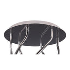 M0003 Aire Ceiling Round 6 Light G4 Vertical Arms Polished Chrome