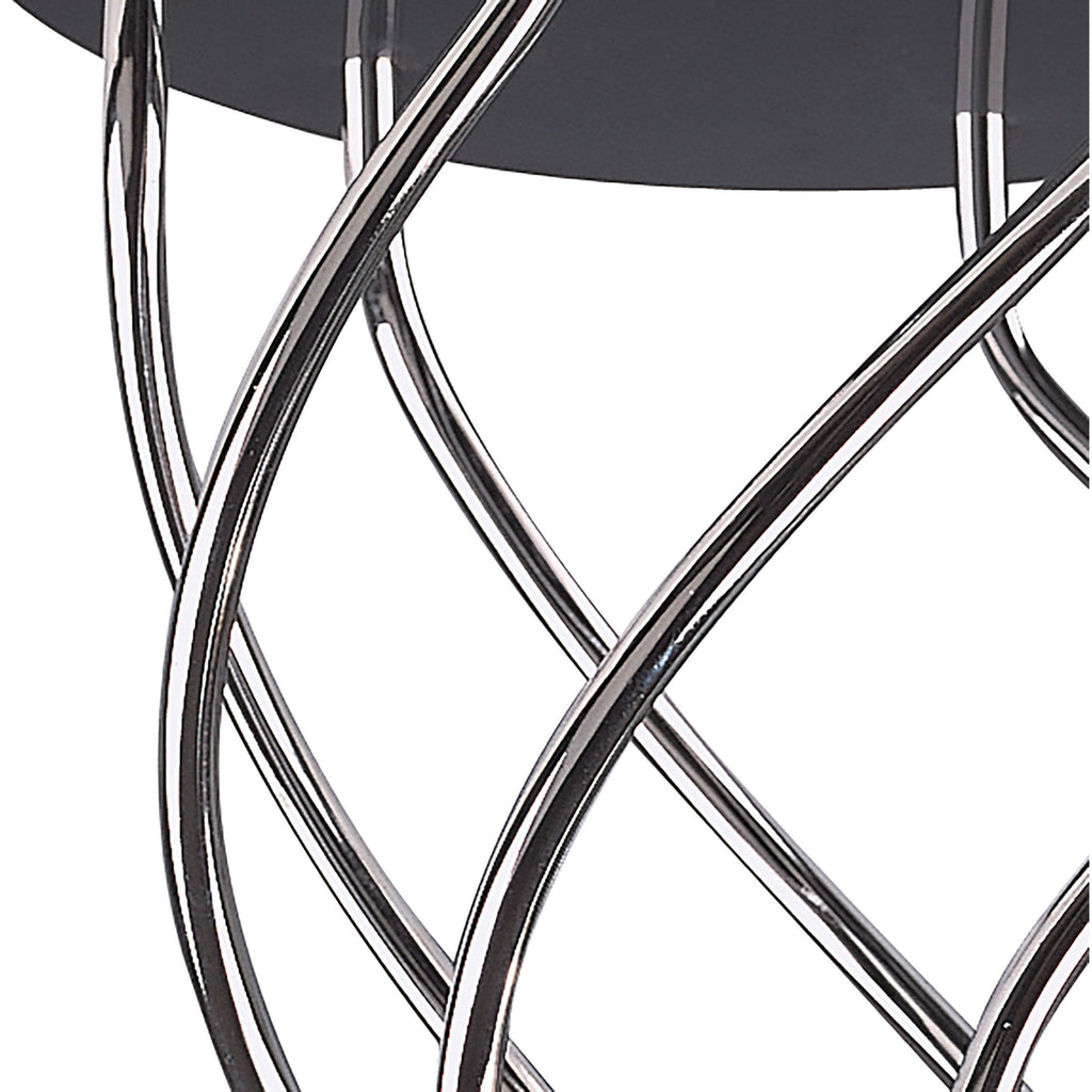 M0003 Aire Ceiling Round 6 Light G4 Vertical Arms Polished Chrome
