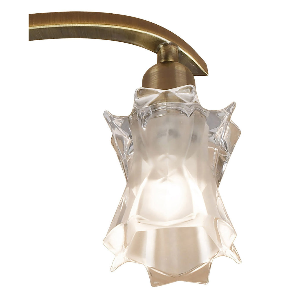 M8618AB/1 Alaska Ceiling 3 Light Antique Brass