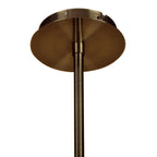 M8605AB/1 Alaska Pendant Convertible To Semi Flush 8 Light Antique Brass