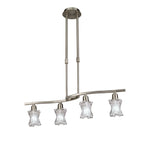 M8609/1 Alaska Telescopic 4 Light Satin Nickel