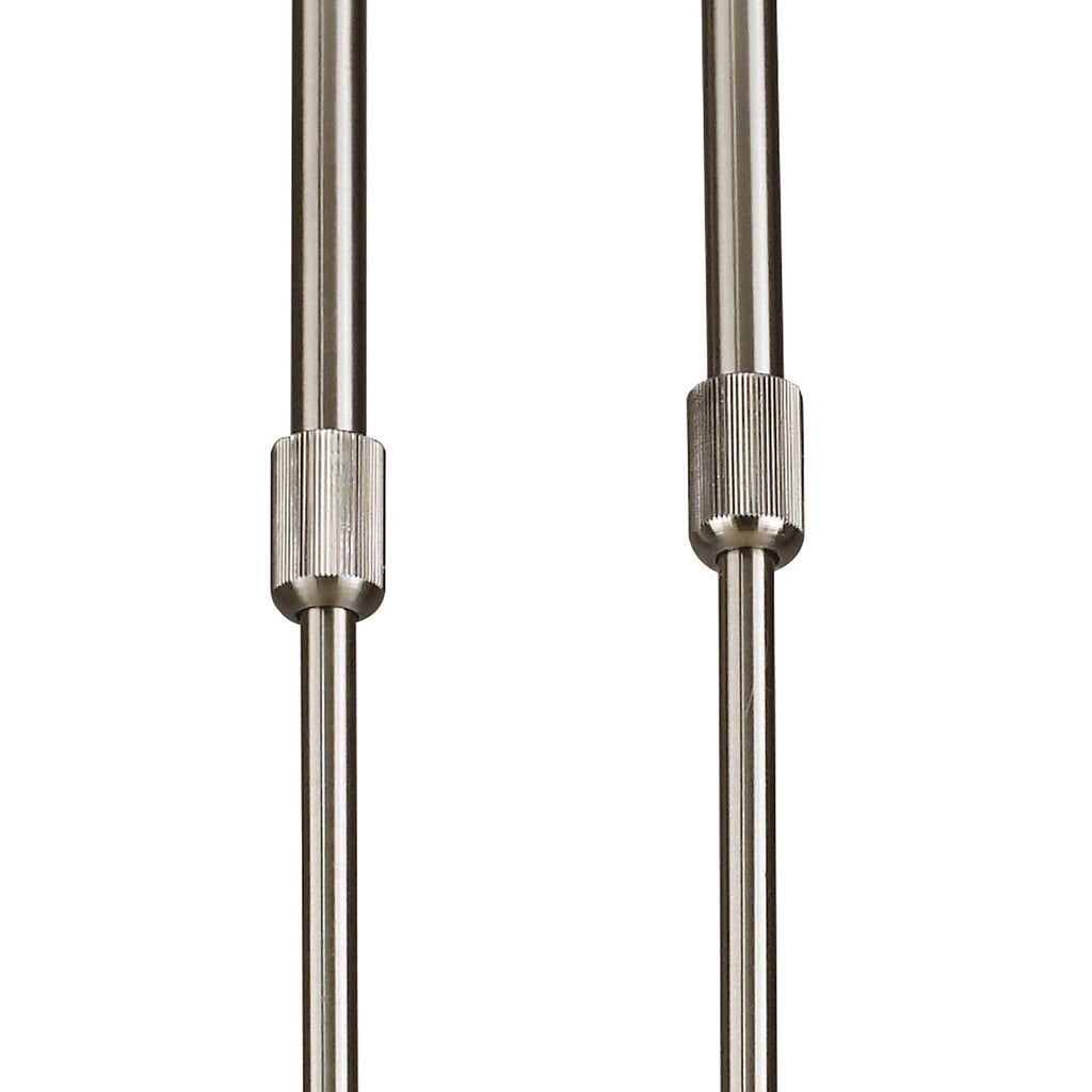 M8609/1 Alaska Telescopic 4 Light Satin Nickel