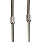M8609/1 Alaska Telescopic 4 Light Satin Nickel