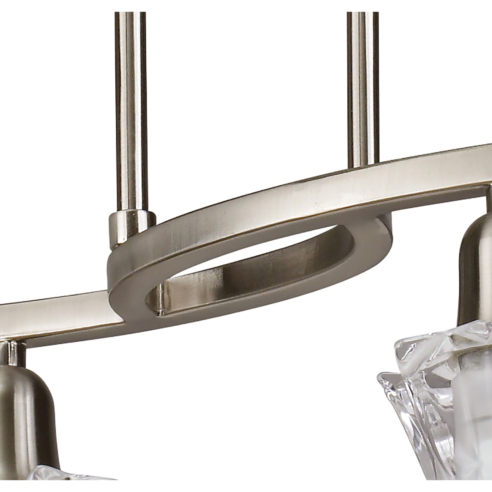 M8609/1 Alaska Telescopic 4 Light Satin Nickel