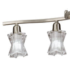 M8609/1 Alaska Telescopic 4 Light Satin Nickel