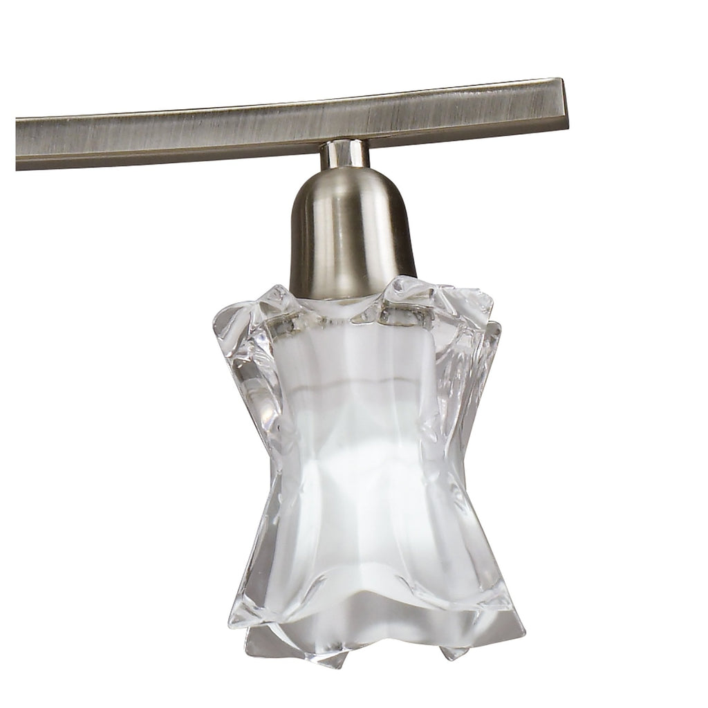 M8609/1 Alaska Telescopic 4 Light Satin Nickel