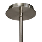 M8607/1 Alaska Pendant Convertible To Semi Flush 4 Light Satin Nickel