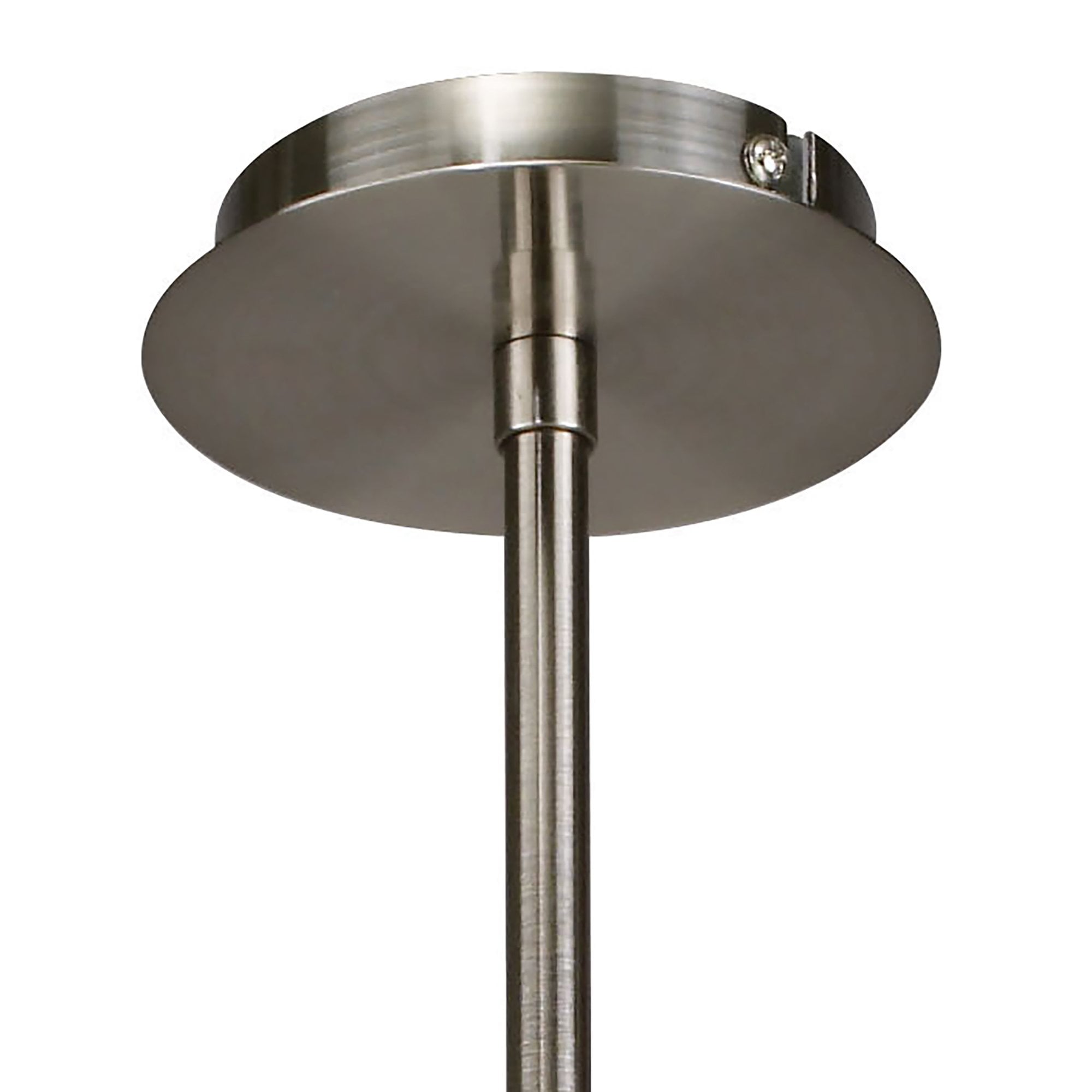 M8607/1 Alaska Pendant Convertible To Semi Flush 4 Light Satin Nickel