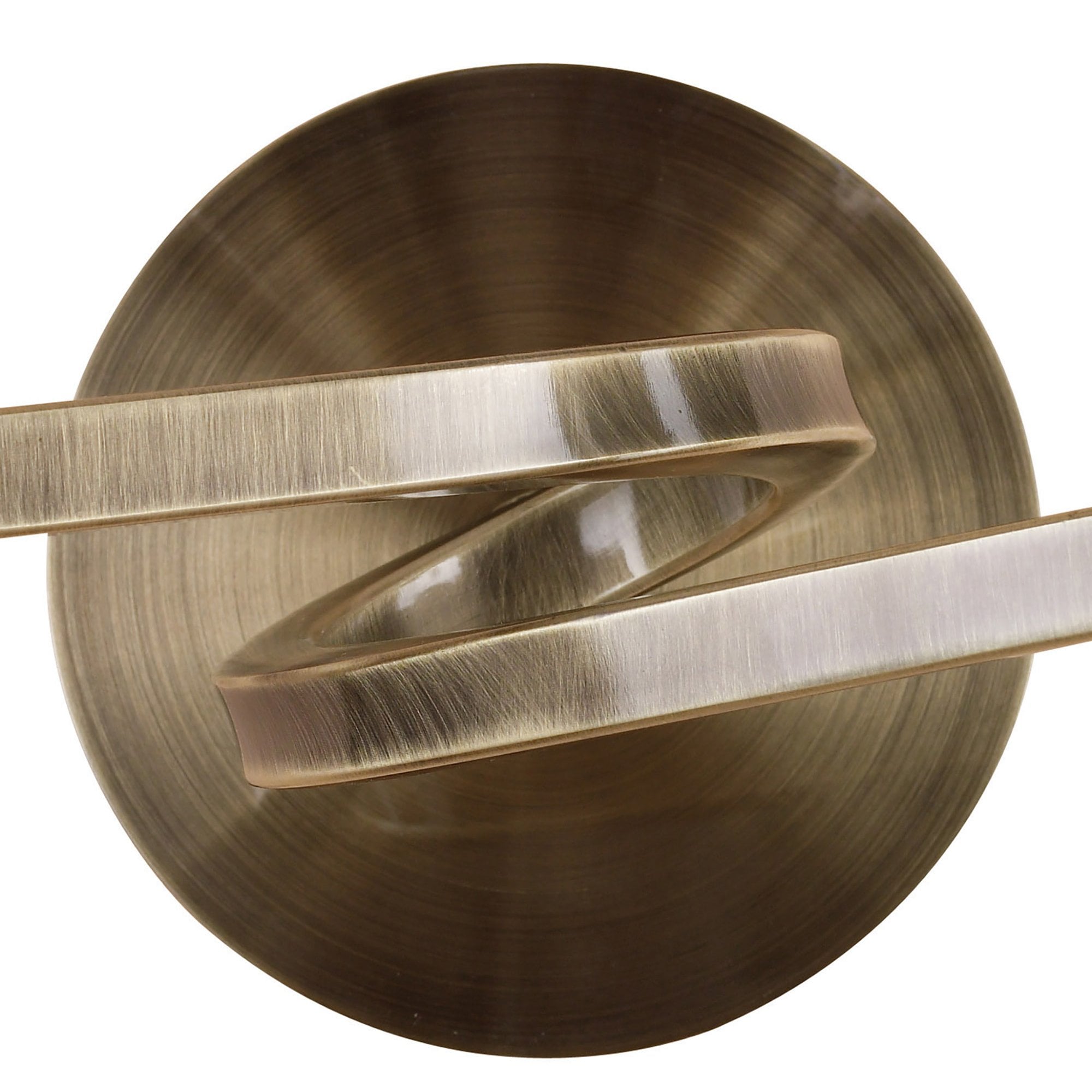 M8614AB/S/1 Alaska Wall Lamp Switched 2 Light Antique Brass