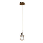 M8612AB/1 Alaska Pendant 1 Light Antique Brass