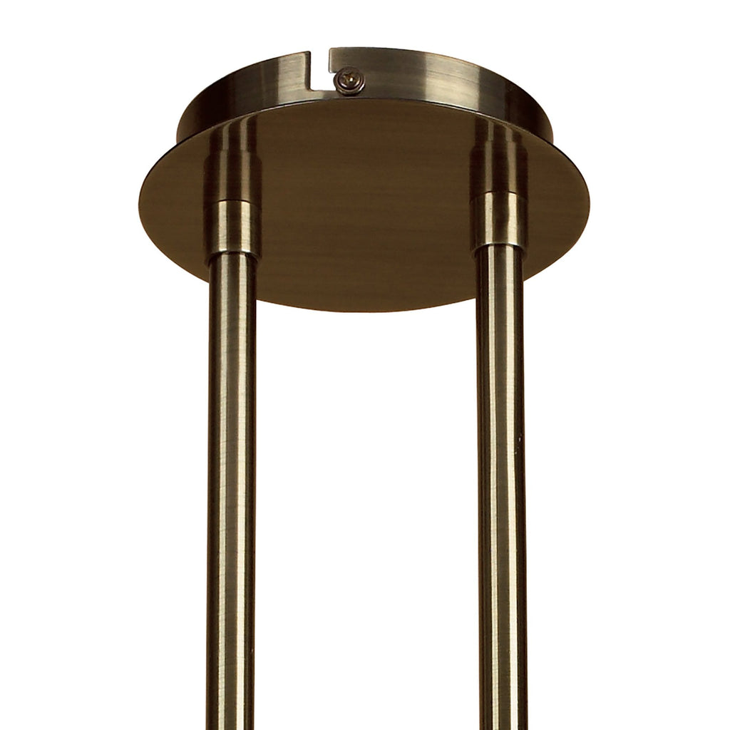 M8609AB/1 Alaska Telescopic 4 Light Antique Brass