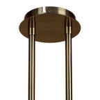 M8609AB/1 Alaska Telescopic 4 Light Antique Brass