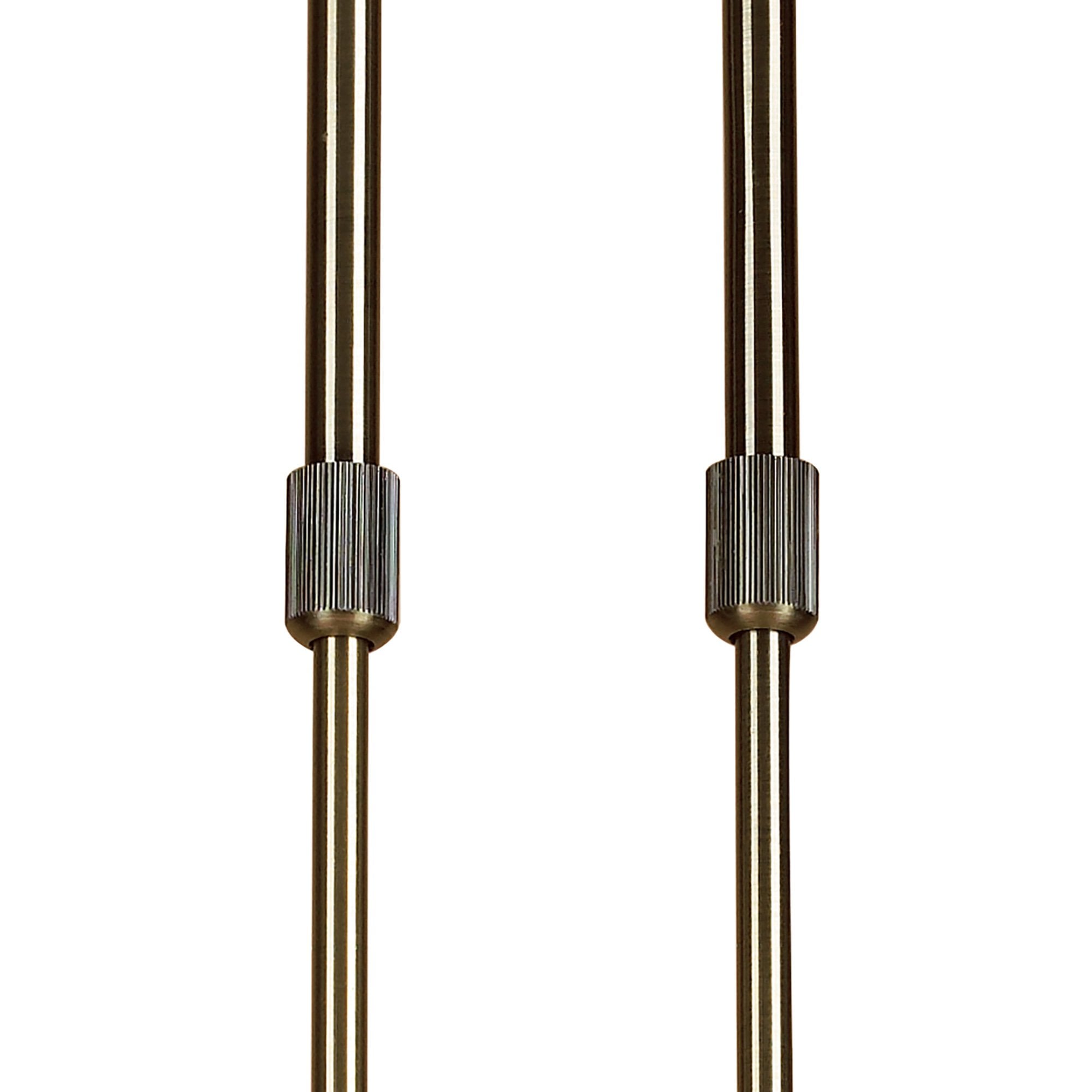 M8609AB/1 Alaska Telescopic 4 Light Antique Brass