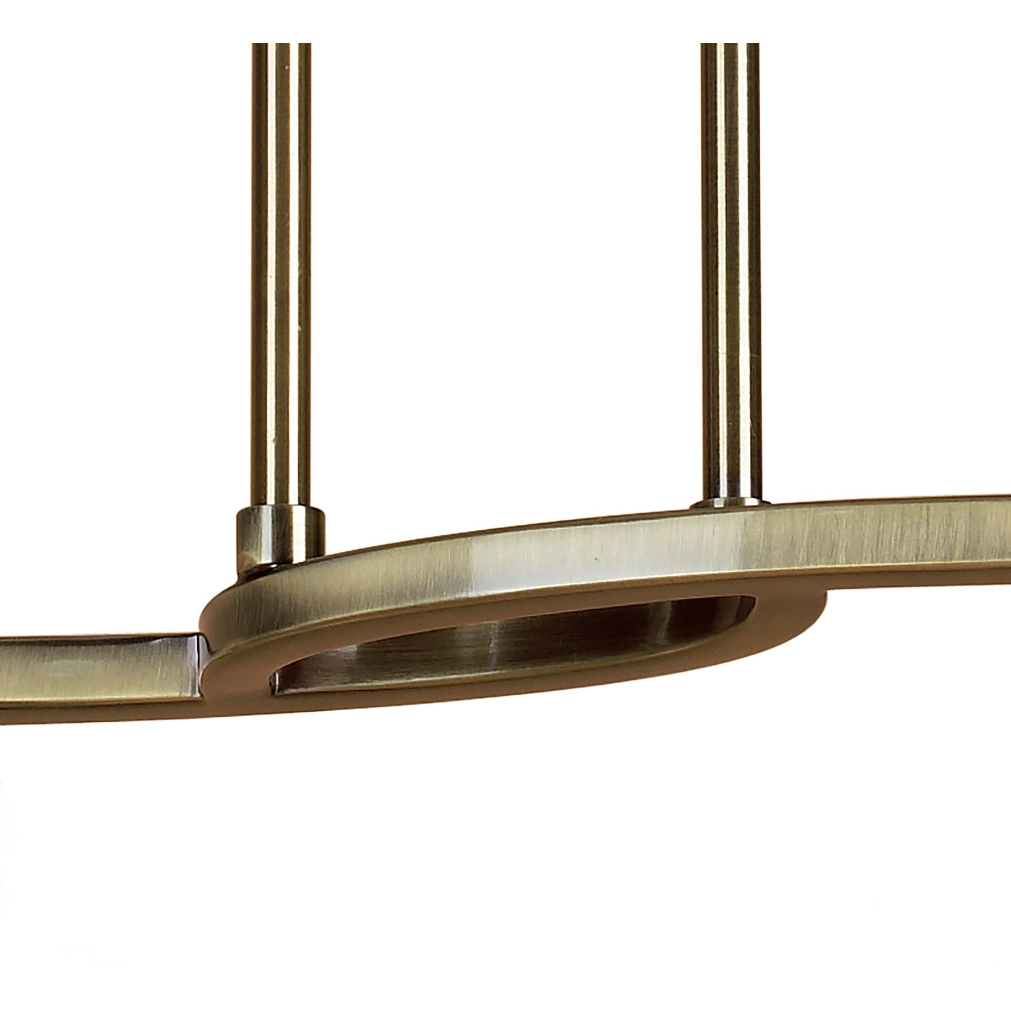 M8609AB/1 Alaska Telescopic 4 Light Antique Brass