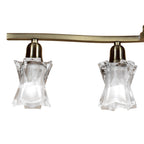 M8609AB/1 Alaska Telescopic 4 Light Antique Brass