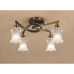 M8610AB/1 Alaska Ceiling 4 Light Antique Brass