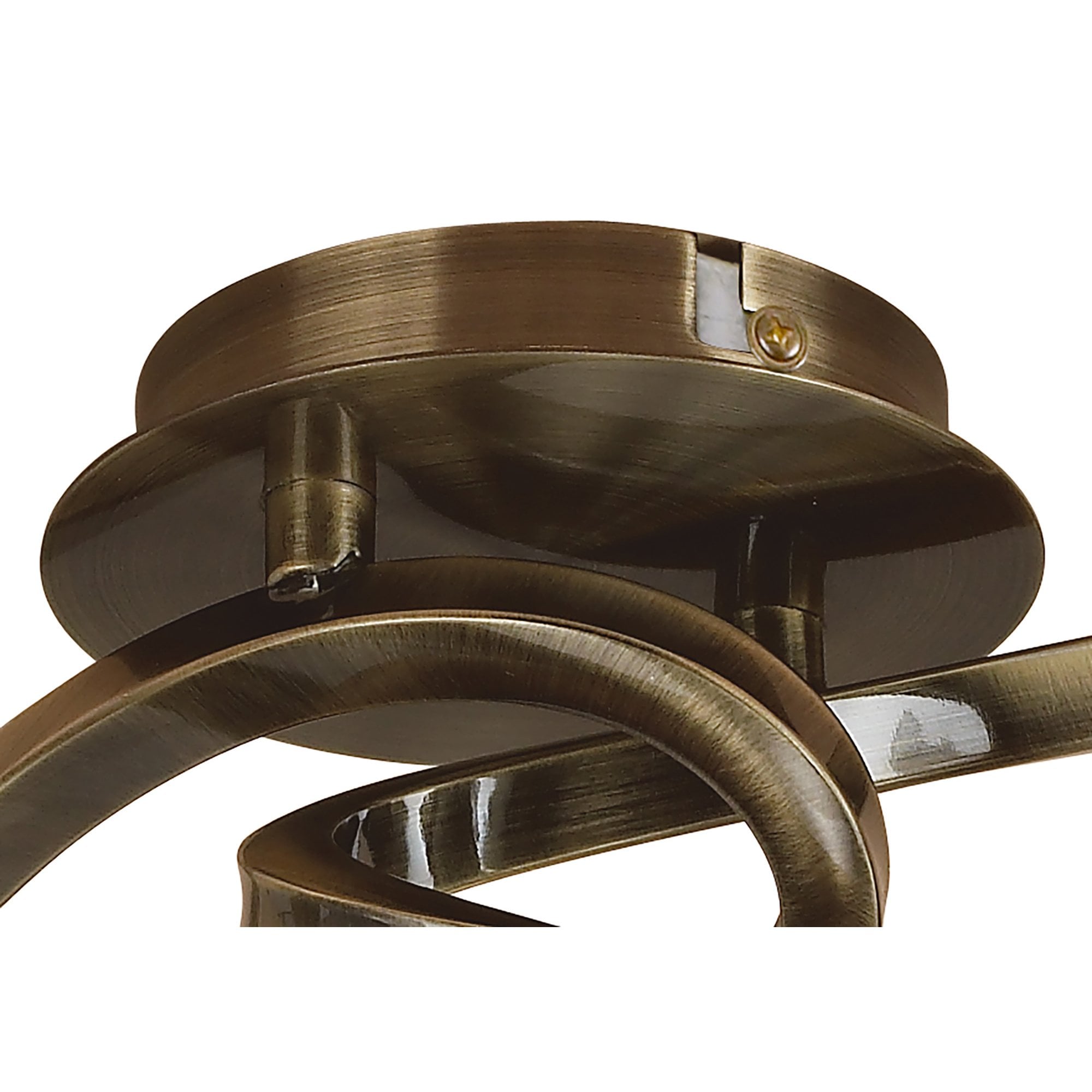 M8610AB/1 Alaska Ceiling 4 Light Antique Brass