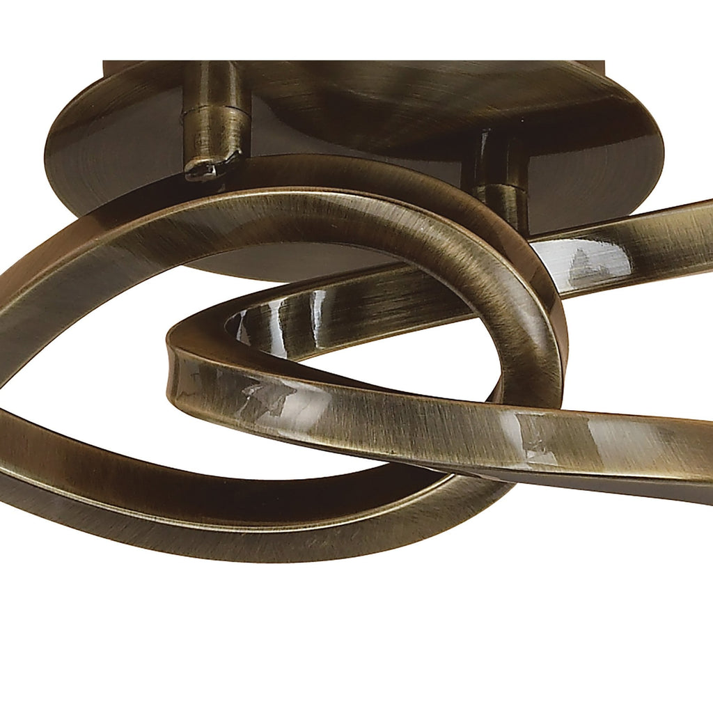 M8610AB/1 Alaska Ceiling 4 Light Antique Brass