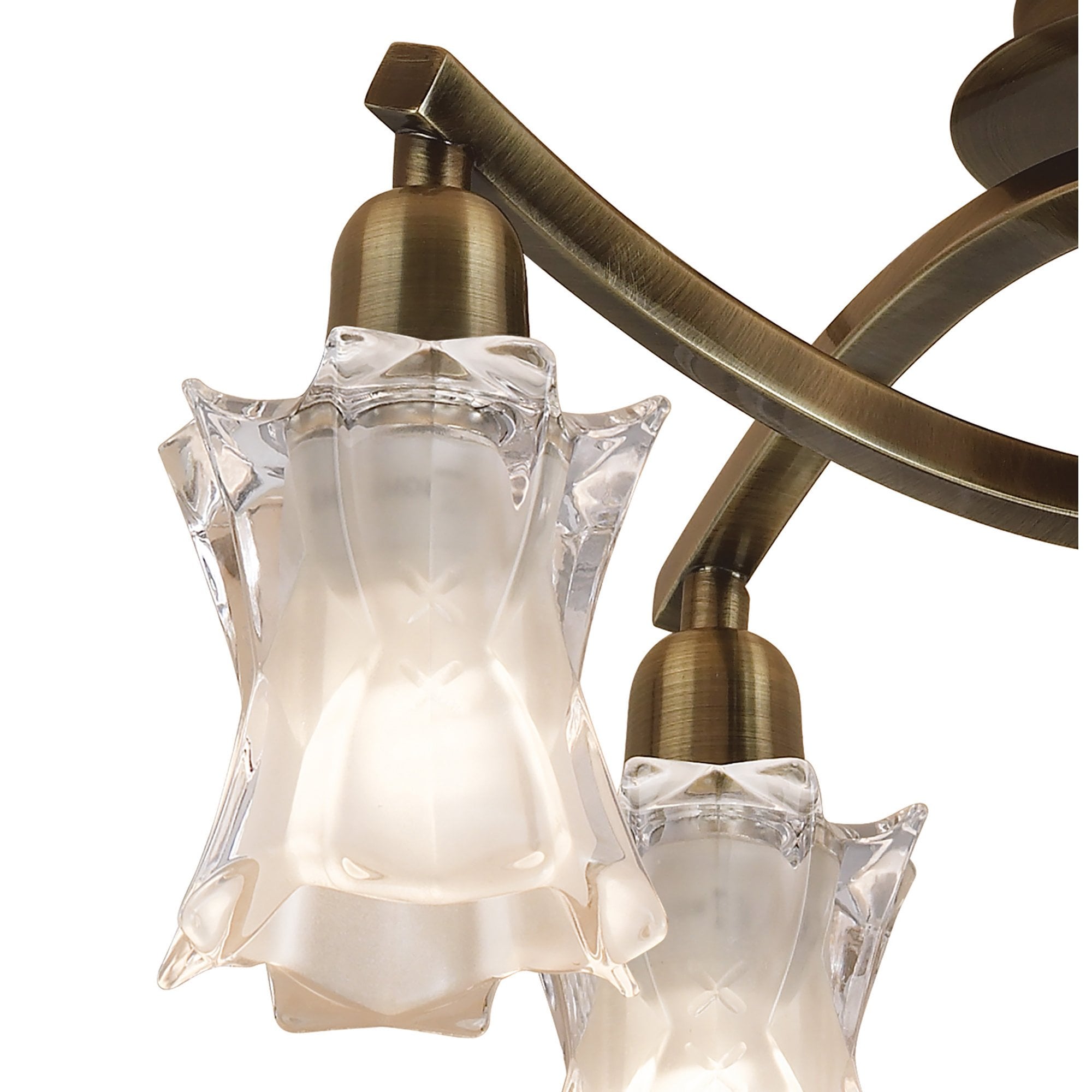 M8610AB/1 Alaska Ceiling 4 Light Antique Brass