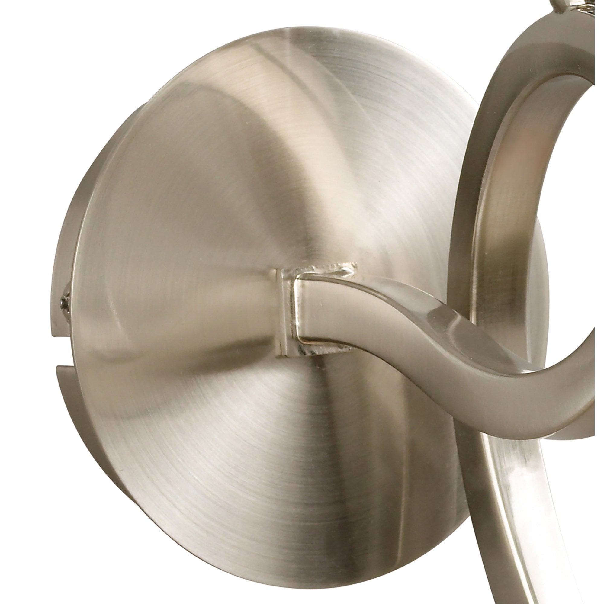 M8613/S/1 Alaska Wall Lamp Switched 1 Light Satin Nickel