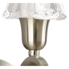 M8613/S/1 Alaska Wall Lamp Switched 1 Light Satin Nickel