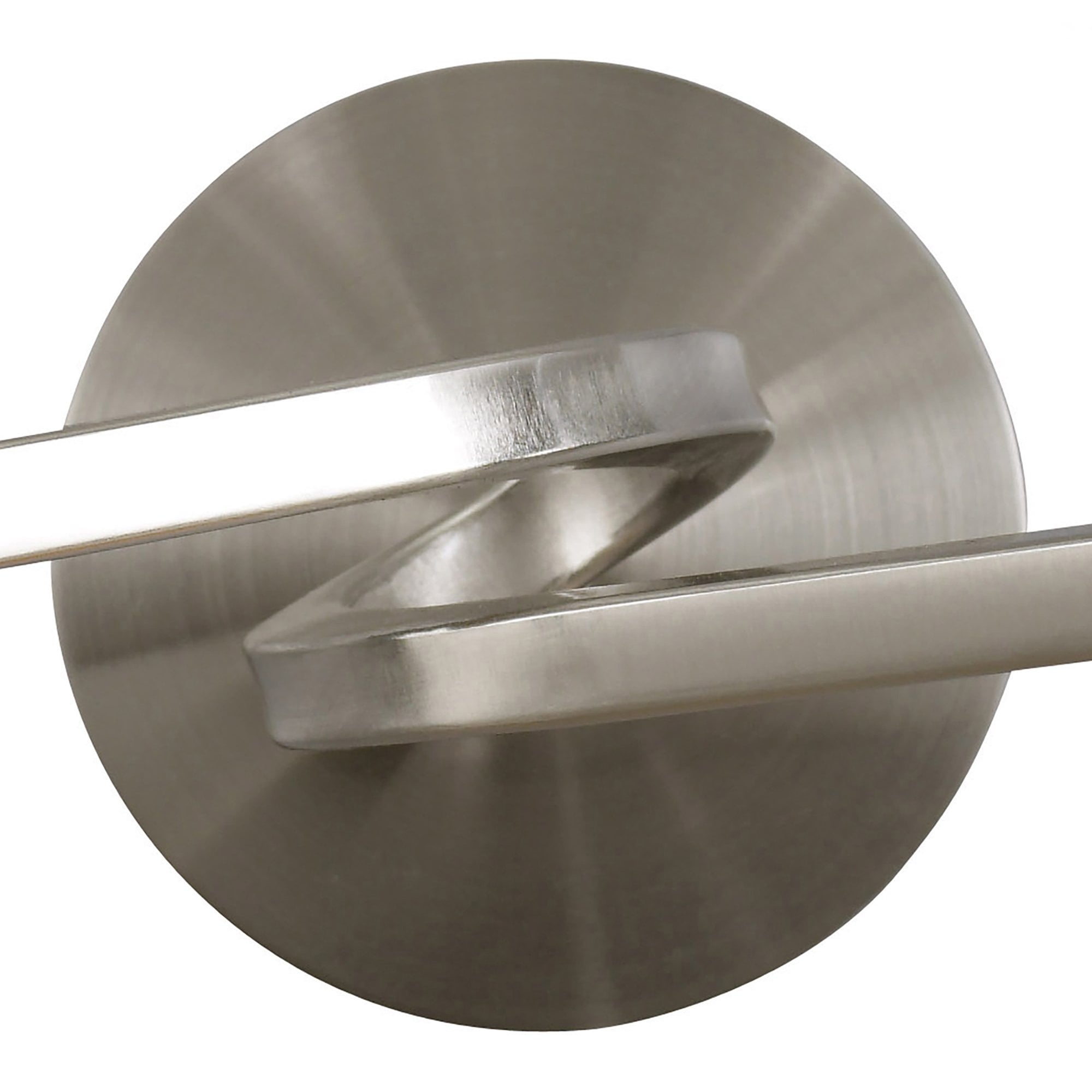 M8614/S/1 Alaska Wall Lamp Switched 2 Light Satin Nickel