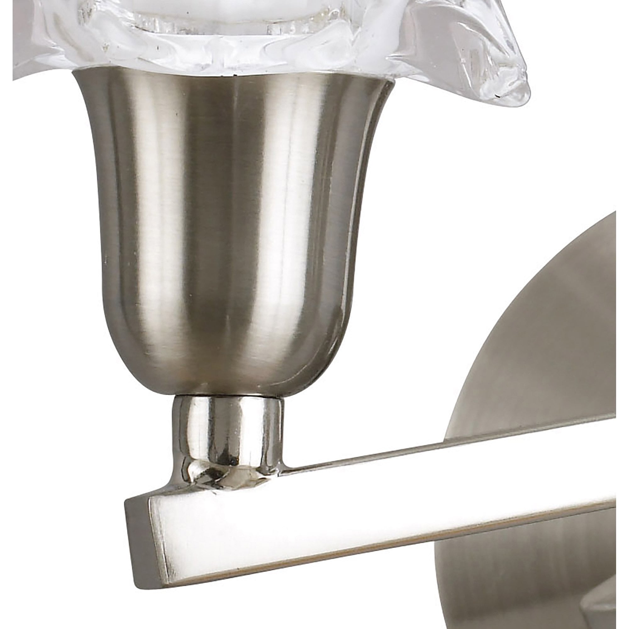 M8614/S/1 Alaska Wall Lamp Switched 2 Light Satin Nickel