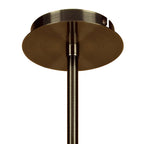 M8606AB/1 Alaska Pendant Convertible To Semi Flush 6 Light Antique Brass