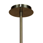 M8607AB/1 Alaska Pendant Convertible To Semi Flush 4 Light Antique Brass