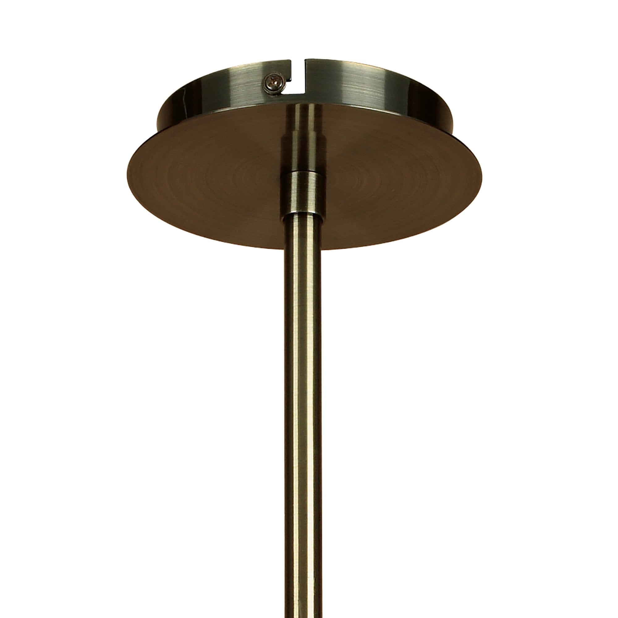 M8607AB/1 Alaska Pendant Convertible To Semi Flush 4 Light Antique Brass