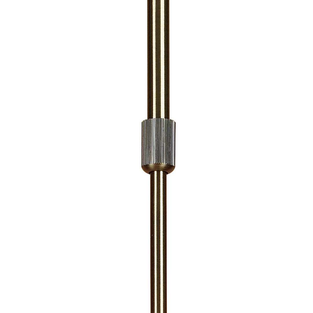 M8607AB/1 Alaska Pendant Convertible To Semi Flush 4 Light Antique Brass