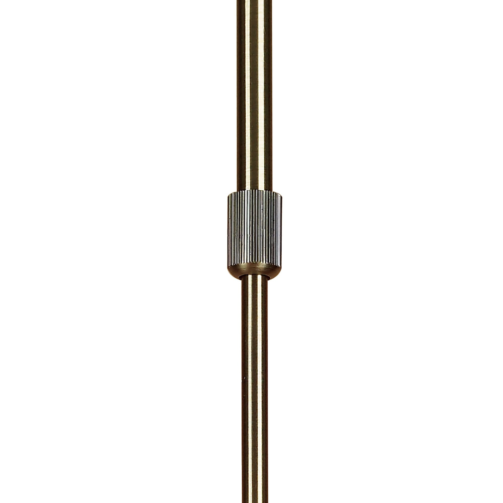 M8607AB/1 Alaska Pendant Convertible To Semi Flush 4 Light Antique Brass