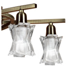 M8607AB/1 Alaska Pendant Convertible To Semi Flush 4 Light Antique Brass