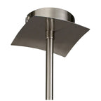 M8606/1 Alaska Pendant Convertible To Semi Flush 6 Light Satin Nickel