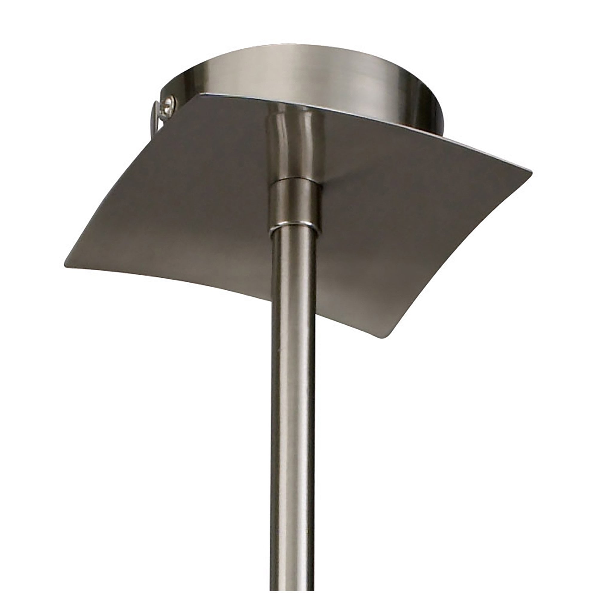 M8606/1 Alaska Pendant Convertible To Semi Flush 6 Light Satin Nickel