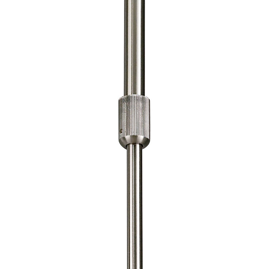 M8606/1 Alaska Pendant Convertible To Semi Flush 6 Light Satin Nickel