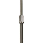 M8606/1 Alaska Pendant Convertible To Semi Flush 6 Light Satin Nickel