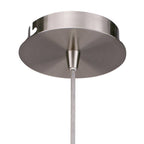 M8612/1 Alaska Square Pendant 1 Light Satin Nickel